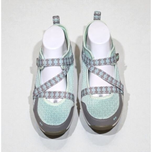 Ryka Mary Jane Walking Shoes Aqua Mesh Comfort Flats Lightweight Travel Sneakers - Picture 2 of 7